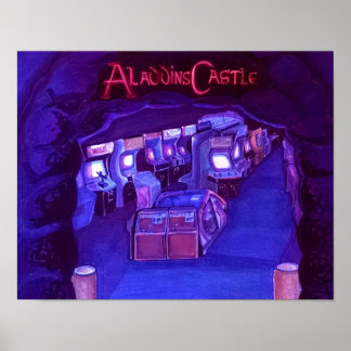 Aladdin's Castle(blacklite active) Poster