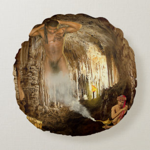 Aladdin's Lover Round Cushion