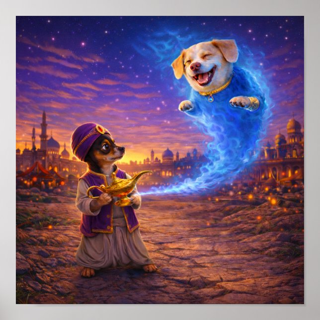 "Aladdin's Surprise" Poster (Front)