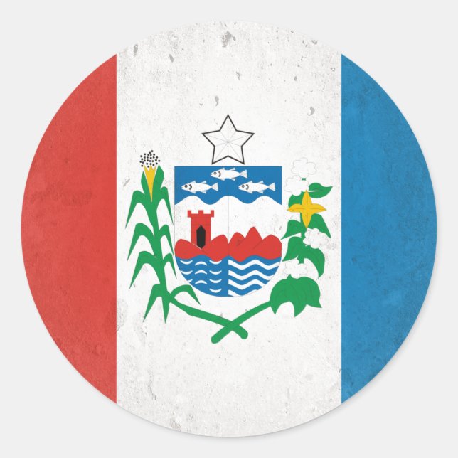 Alagoas Classic Round Sticker (Front)