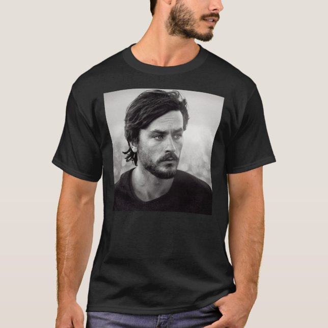 Alain Delon with beard Classic T-Shirt (Front)