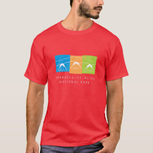 Alaksa Backpacking Hiking Fishing USA Nature Lover T-Shirt