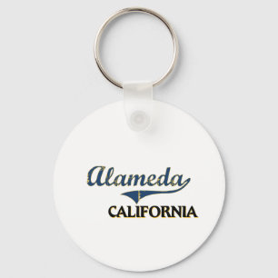 Alameda California City Classic Key Ring