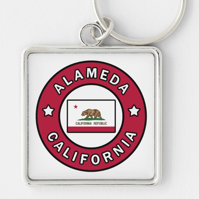 Alameda California Key Ring (Front)