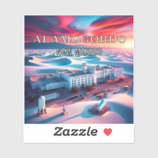 Alamogordo New Mexico 3 Inch Vinyl Sticker