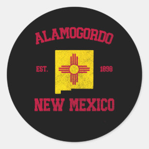 Alamogordo New Mexico Classic Round Sticker