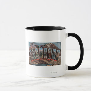 Alamosa, Colorado - Large Letter Scenes Mug