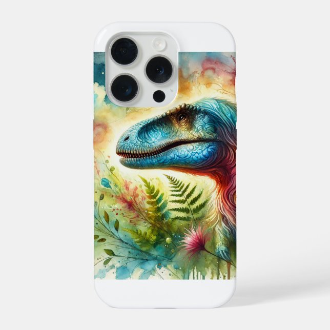 Alamosaurus in Watercolor 160724AREF225 - Watercol iPhone Case (Back)