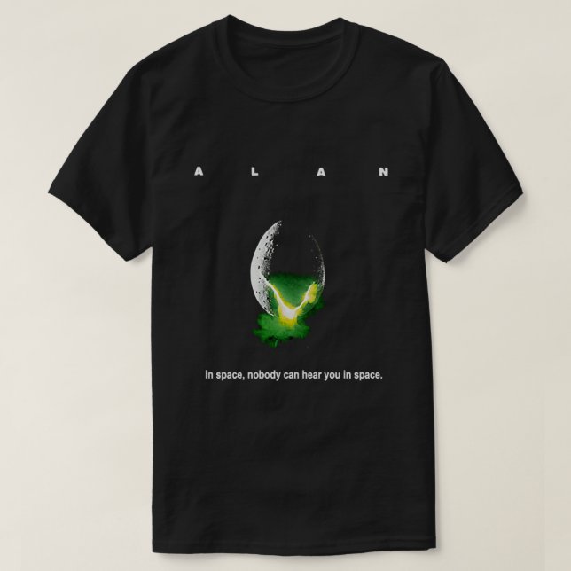 Alan - Alien parody Classic T-Shirt (Design Front)
