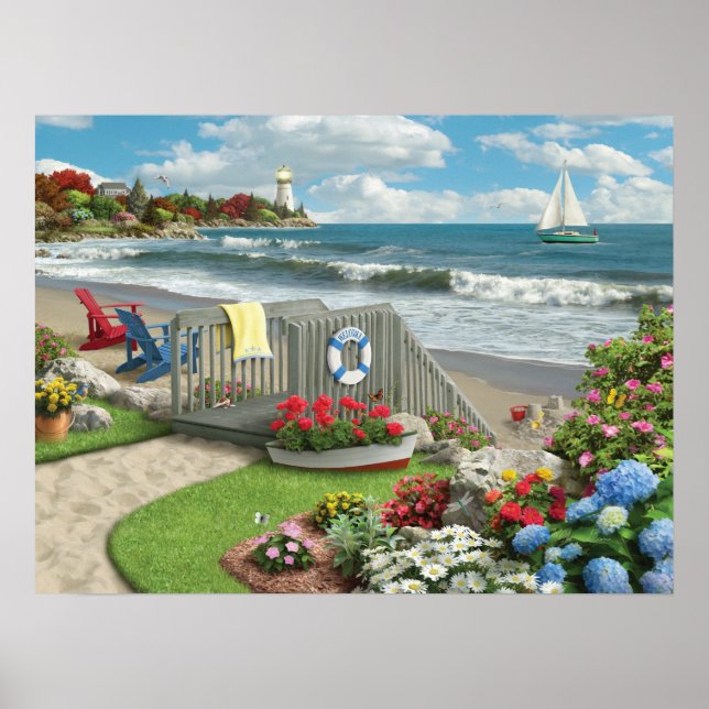 Alan Giana "Beach Days" Poster (Front)