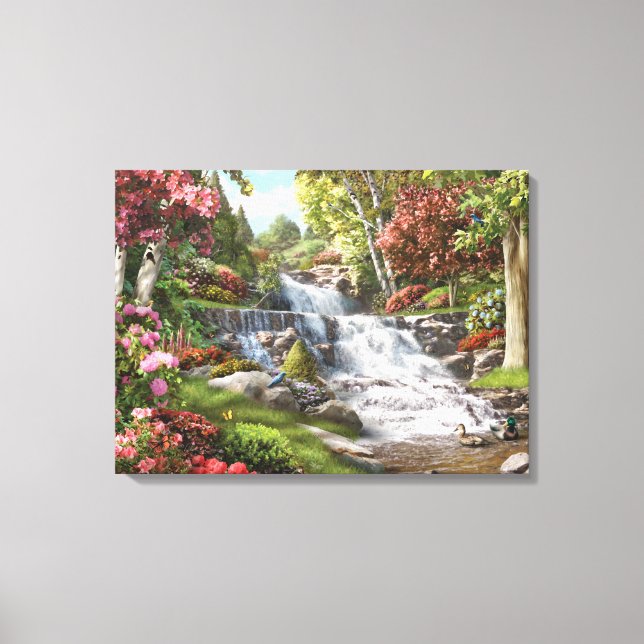 Alan Giana "By the Falls" Canvas Print (Front)