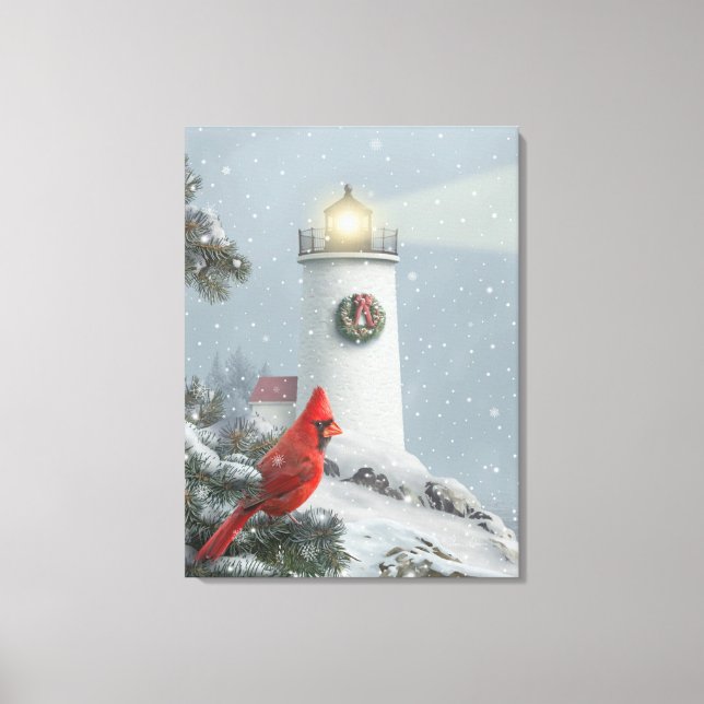 Alan Giana "Cardinal Light" Canvas Print (Front)