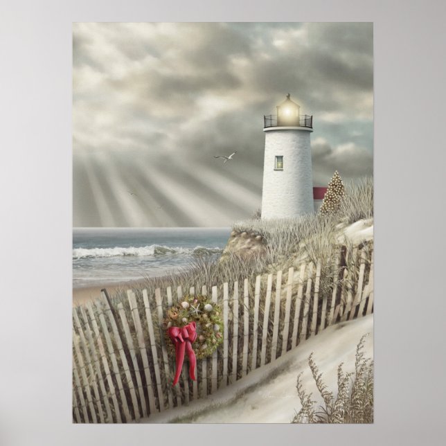 Alan Giana "Christmas Shore" Poster (Front)