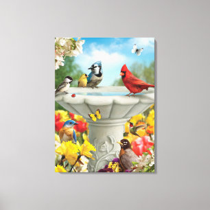 Alan Giana "Garden Friends" Canvas Print