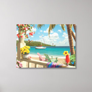 Alan Giana "Island Retreat" Canvas Print