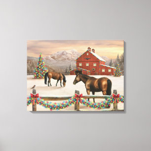 Alan Giana "Peaceful Pasture" Canvas Print