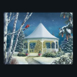 Alan Giana "Shining Brightly" Poster<br><div class="desc">Artist Alan Giana invites you to make your way to the holiday gazebo and enjoy the lights "Shining Brightly".</div>