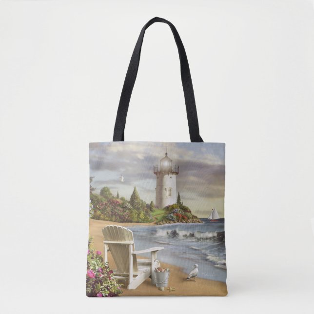 Alan Giana "The Perfect Place" All Over Tote Bag (Front)