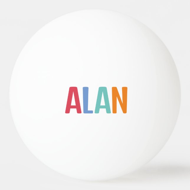 Alan Ping Pong Ball (Front)