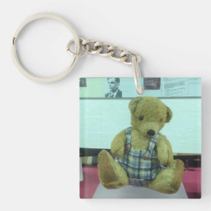 Alan Turing's teddy bear Key Ring