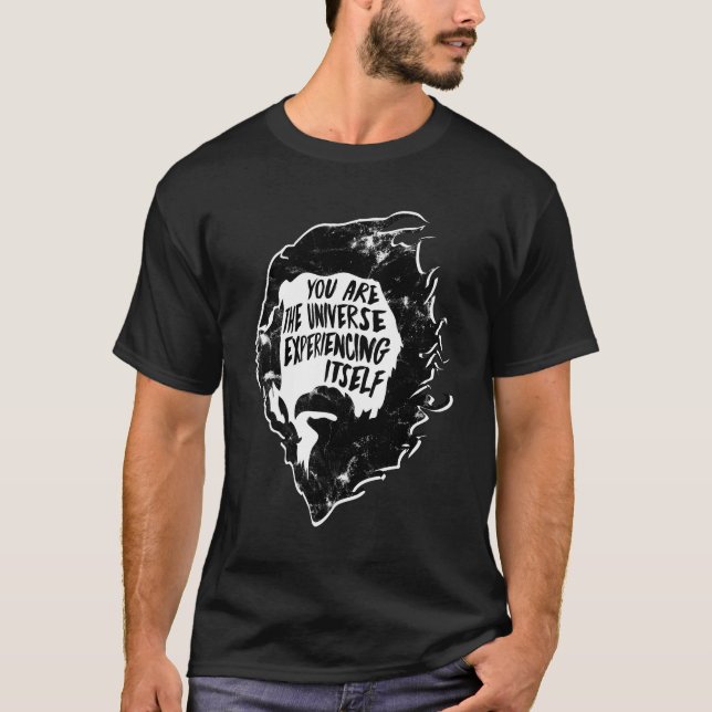 Alan Watts You'Re The Universe Long Sleeve Shirt (Front)