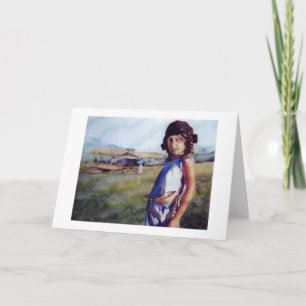 Alana & Grampa's Flight Helmet Card