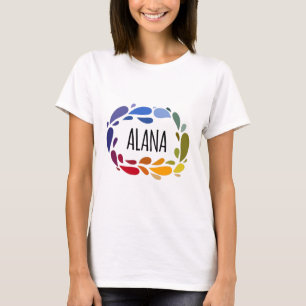 Alana Name Cute Colourful Gift Named Alana T-Shirt