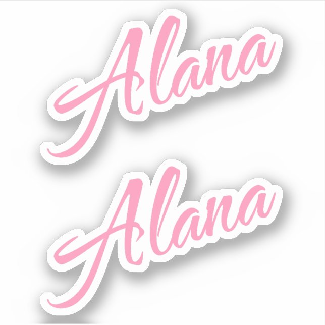 Alana name x2 (Front)