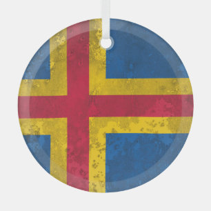 Aland Islands Glass Tree Decoration