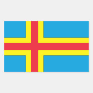 Aland Islands Rectangular Sticker