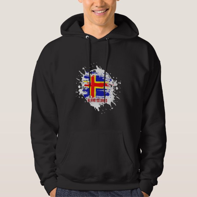 Aland Islands Splash Hoodie (Front)