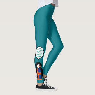 Åland Islands Talking Ms Penguin Personalised  Leggings