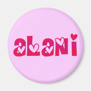 Alani in Hearts Magnet