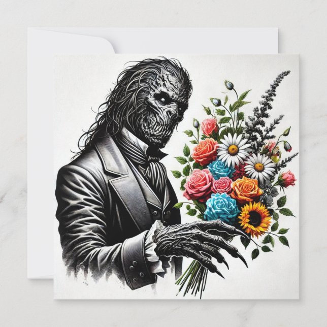 Alaric Wyrmwillow – Gothic Victorian Greeting Card (Front)