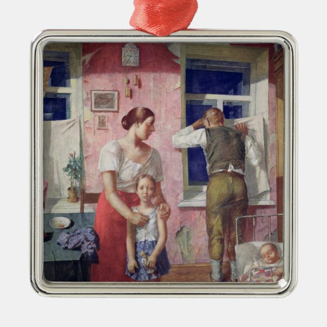 Alarm, 1934 metal tree decoration (Front)