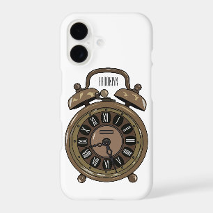 Alarm clock cartoon illustration