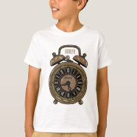 Alarm clock cartoon illustration
