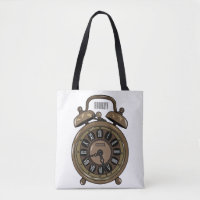 Alarm clock cartoon illustration