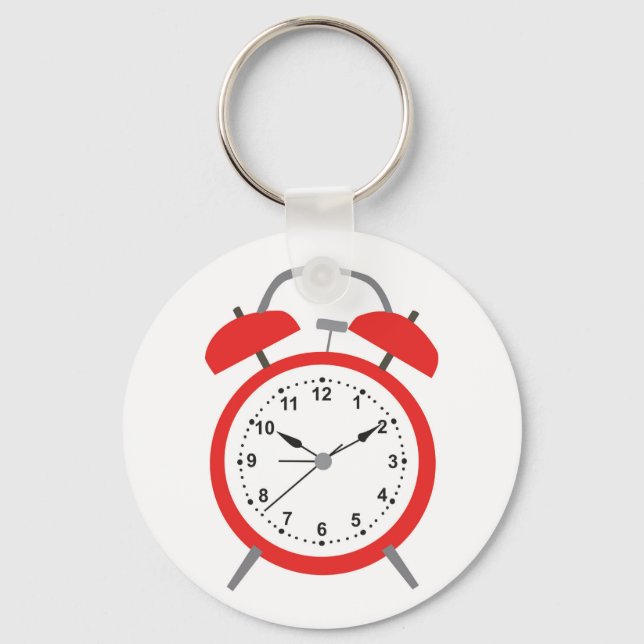 Alarm Clock Key Ring (Front)