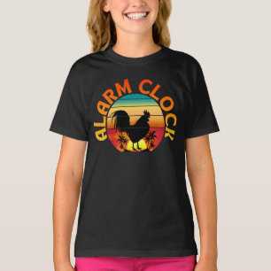 ALARM CLOCK VINTAGE MORNING ROOSTER CHICKEN T-Shirt
