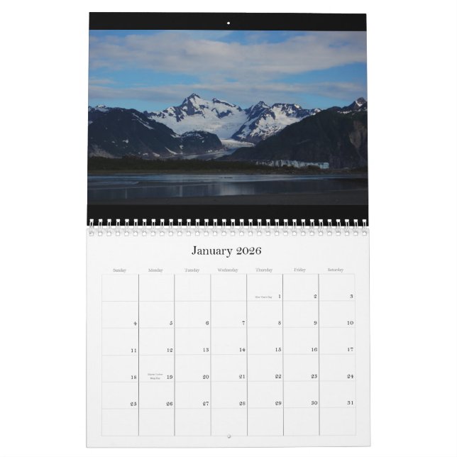 Alaska 2012 calendar (Jan 2026)
