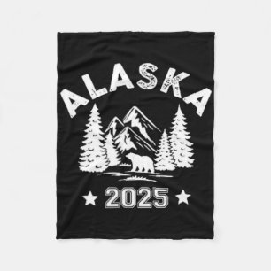 Alaska 2025 Cruisin Together Cruise Family 2 Sided Fleece Blanket