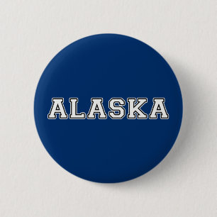 Alaska 6 Cm Round Badge