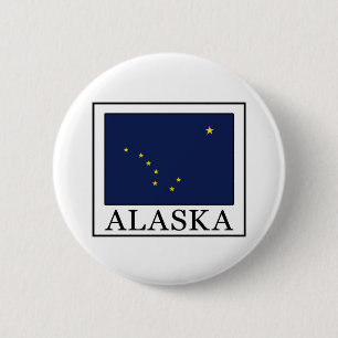 Alaska 6 Cm Round Badge