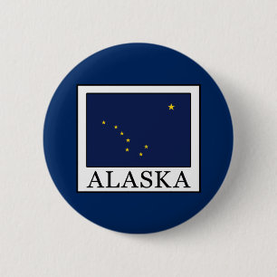 Alaska 6 Cm Round Badge