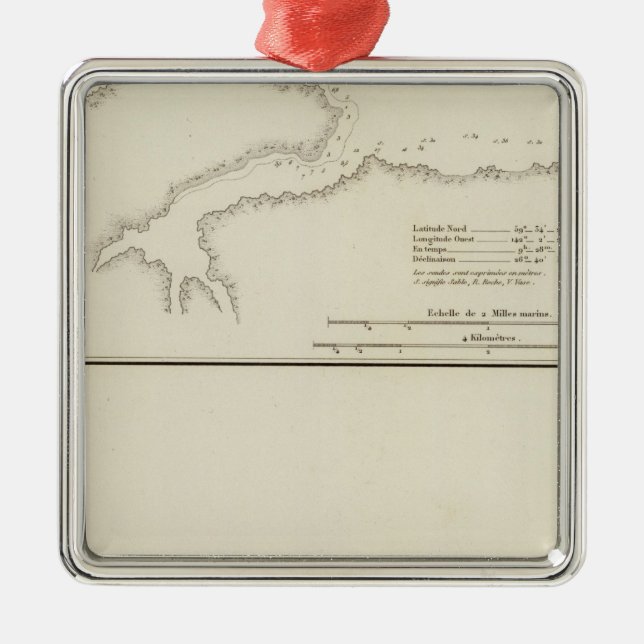 Alaska 8 metal tree decoration (Front)