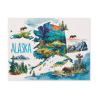 Alaska : A Vibrant Watercolor Exploration