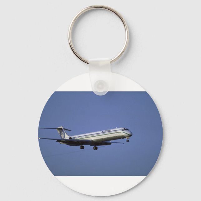 Alaska Airlines MD-80 Key Ring (Front)