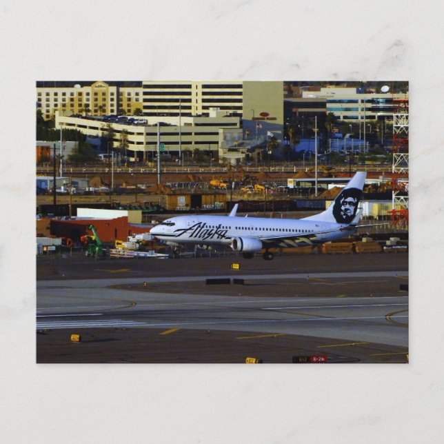 Alaska Airlines Postcard (Front)