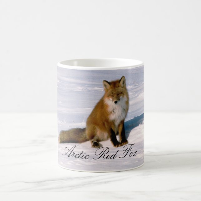 Alaska Arctic Red Fox Coffee Mug (Center)